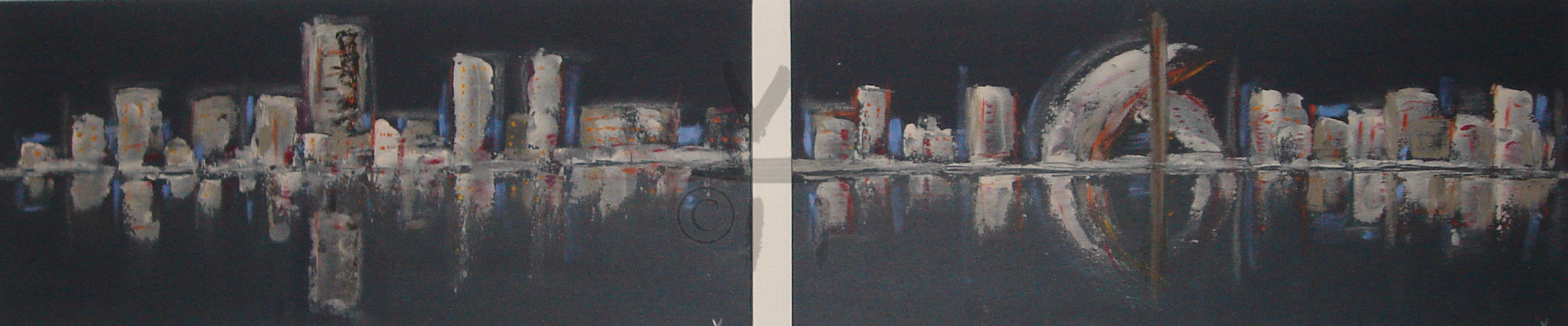 2006-02 Lakeside2x 40x90cm